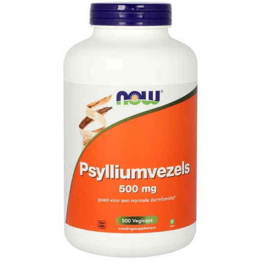 NOW psylliumvezels 500mg 500vc