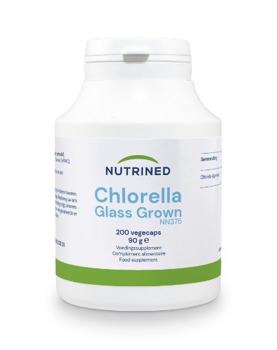 afbeelding van Chlorella glass grown van Nutrined