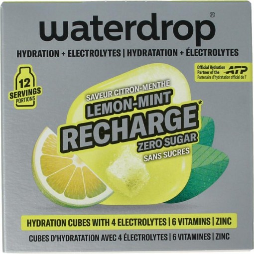 Waterdrop microlyte lemon mint 12st