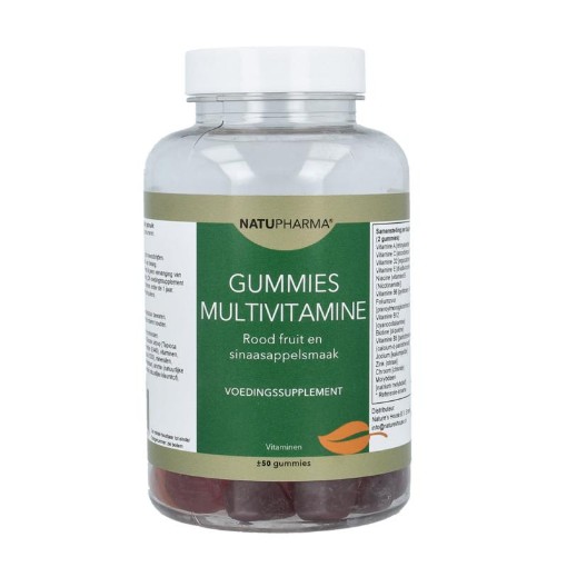 Natupharma gummies multivit roodfr/sinaas 50st