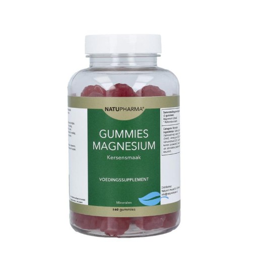 Natupharma gummies magnesium kersensmaak 60st