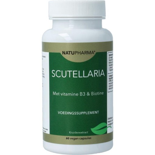 Natupharma scutellaria vit b3 & biotine 60ca