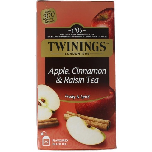 Twinings apple cinnamon raisin 25st