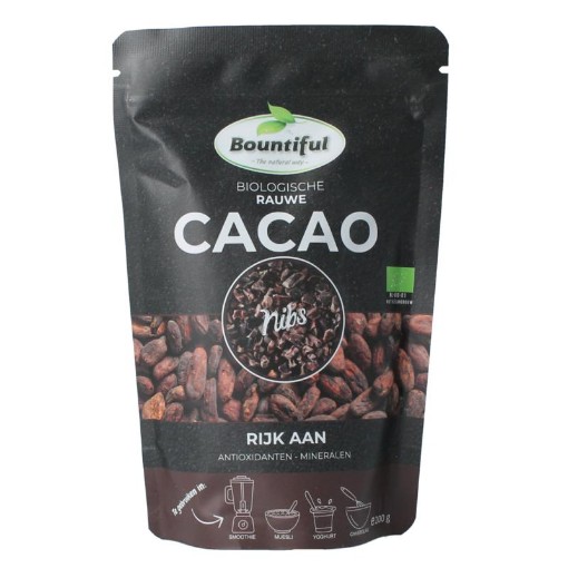 Bountiful cacao nibs rauw bio 200g