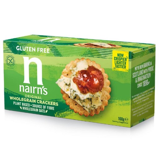 Nairns volkoren crackers glutenvrij 137g