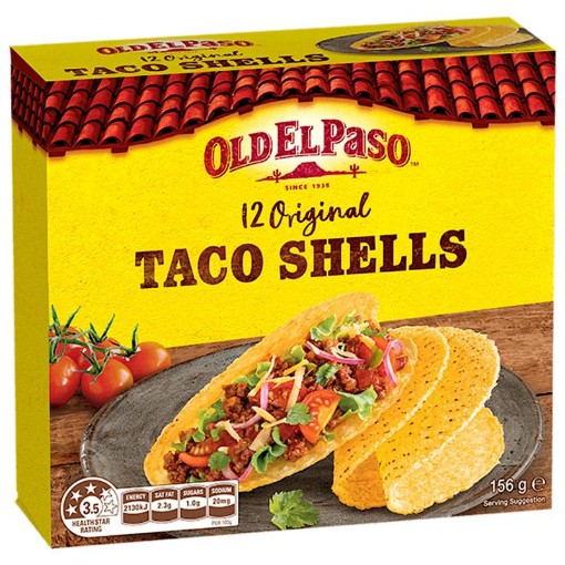 Old El Paso taco shells glutenvrij 156g