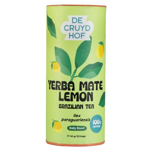 Cruydhof thee yerba mate &lemon 20st