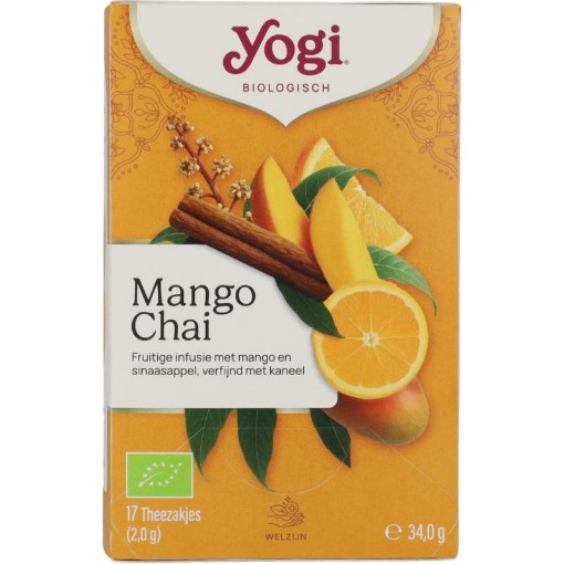 Yogi Tea Yogi Tea mango chai bio 17st