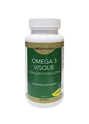 Natupharma omega 3 visolie 60ca