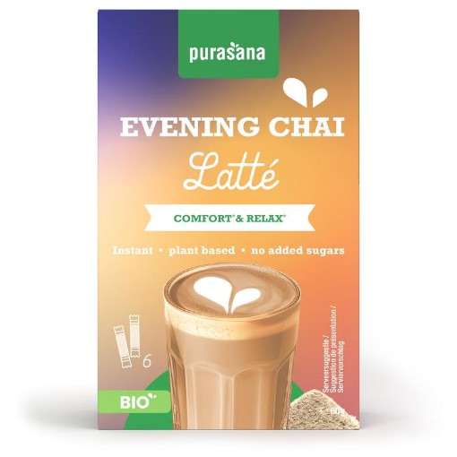Purasana Latte chai evening bio 60g