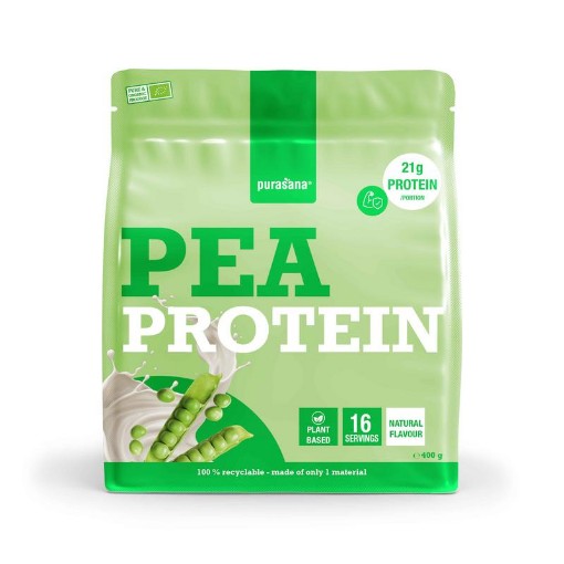 Purasana Plant protein erwt natuur bio 400g