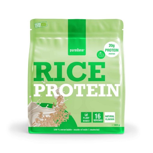 Purasana Plant protein rijst natuurlijk bio 400g
