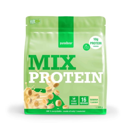 Purasana Plant protein mix banaan bio 400g