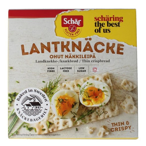 Dr Schar knackebrod dun vezelrijk gv 230g