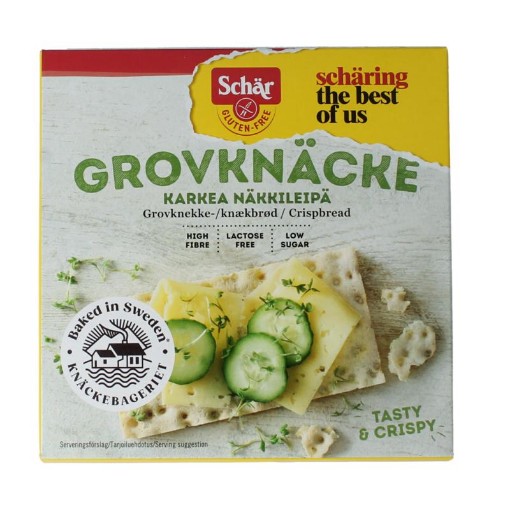 Dr Schar knackebrod vezelrijk glutenvr 215g
