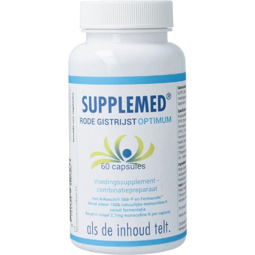 Supplemed rode gistrijst optimum 60ca