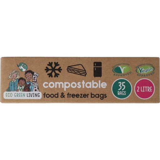 Eco Green Living Diepvrieszakken 2 liter 35st