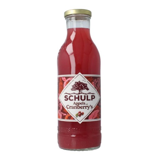 Schulp appel & cranberrysap 750ml
