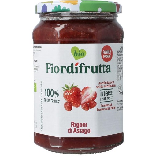 Rigoni Di Asiago aardbei&wild aardbei jam bio 600gr