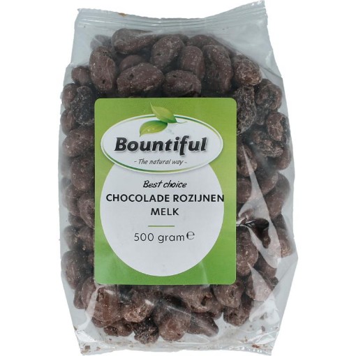 Bountiful best choice choc rozijnen melk 500gr