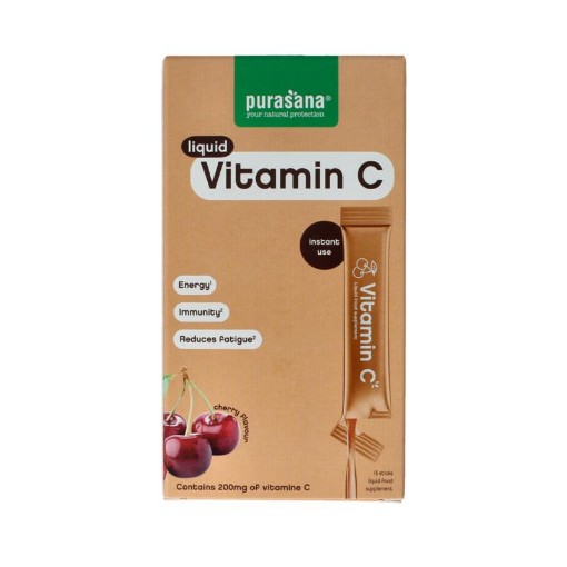 Purasana vitamin c liq gelstick 10ml 15st
