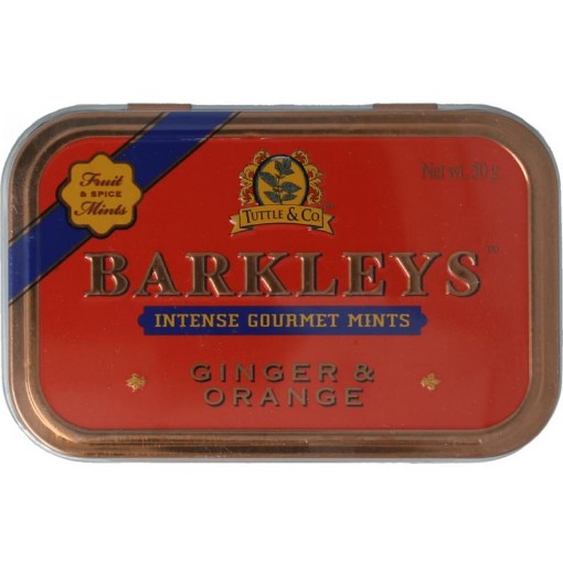 Barkleys mints ginger & orange 50g