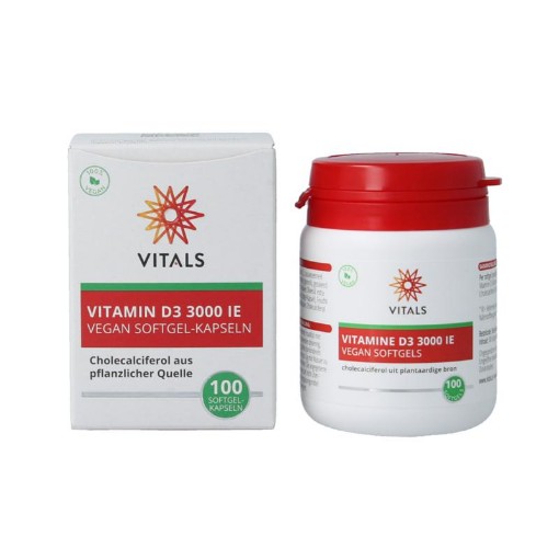 Vitals vitamine d3 3000 ie 100sf