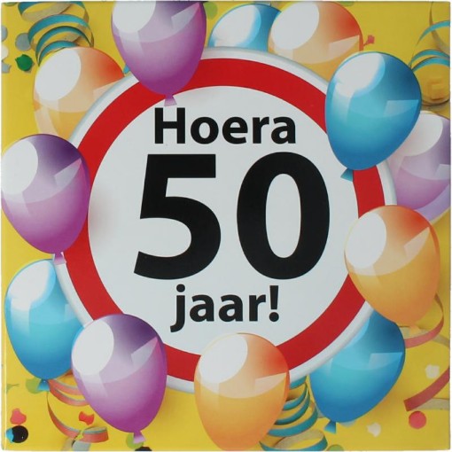Voor Jou! tablet hoera 50 jaar 75gr