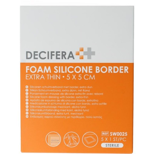 Decifera decifera foam border 5x5cm 5st
