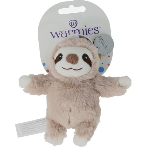 Warmies sleutelhanger faultier braun 1st