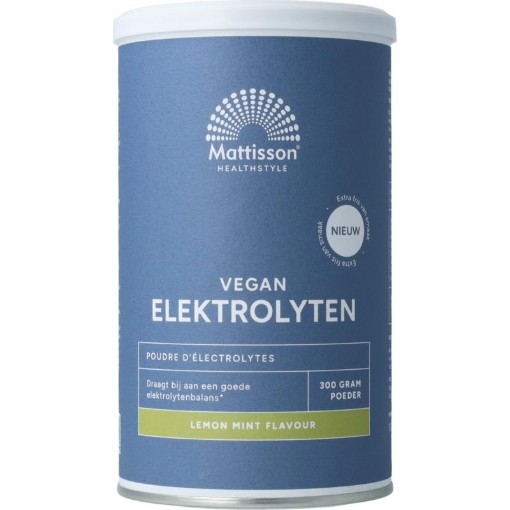 Mattisson elektrolyten poeder lemon mint 300gr