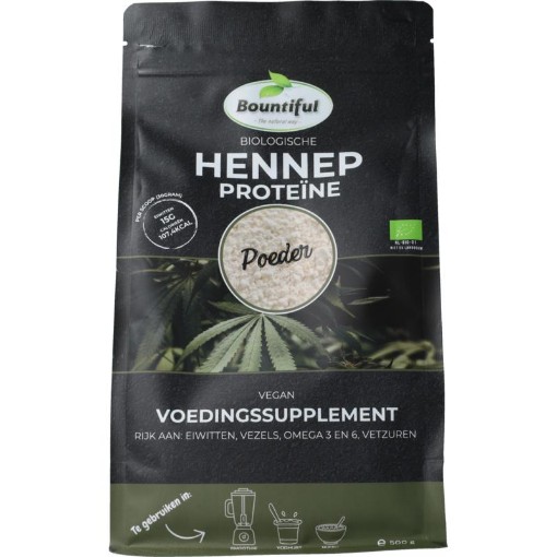 Bountiful hennep proteine poeder bio dem 500g