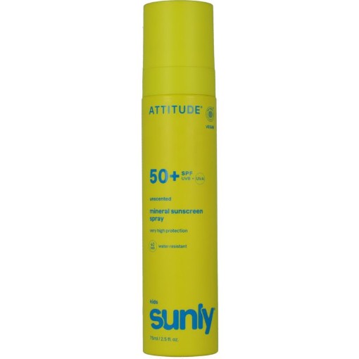 Attitude sunly sunscr spr kids spf50 75ml