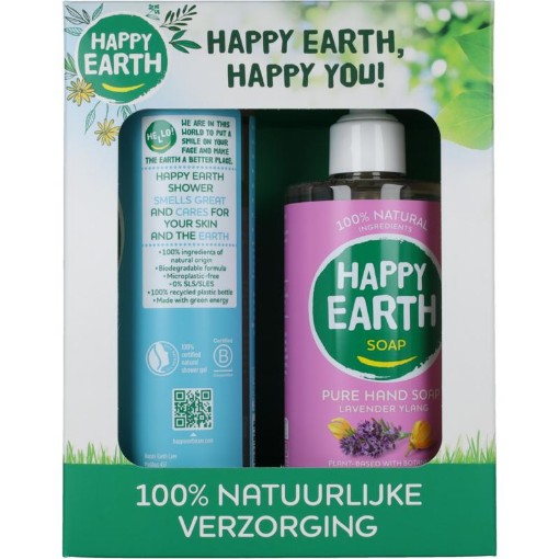 Happy Earth giftset douchegel & handzeep 1st