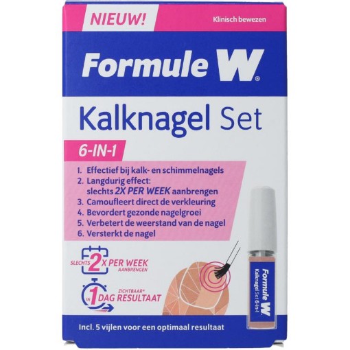 Formule W kalknagel set 6in1 1set