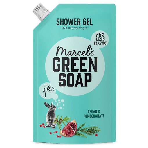Marcel's Green Soap shower gel cedar & pomegr nav 500ml