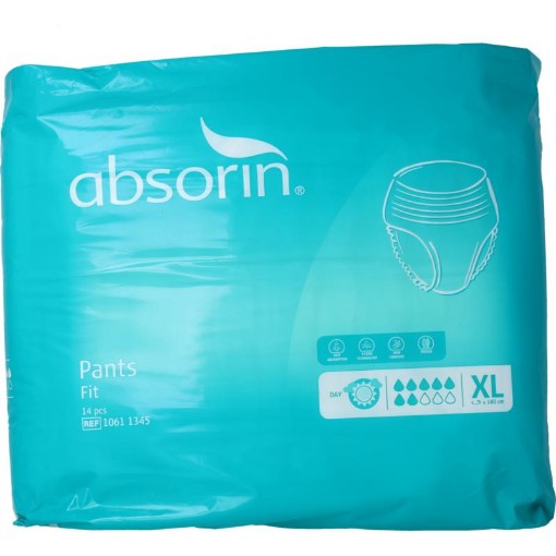 Absorin absorin comf pants fit xl 14st