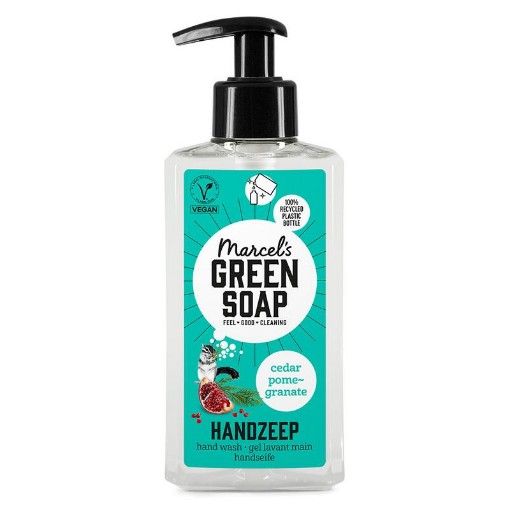 Marcel's Green Soap handzeep cedar & pomegranate 250ml