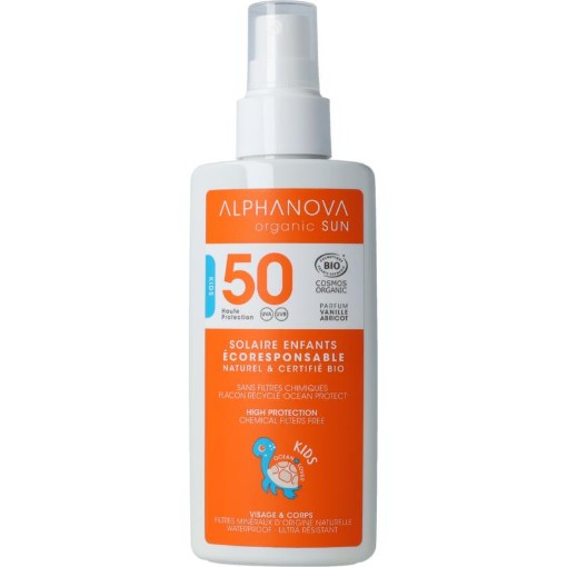 Alphanova Sun zonnespray kids spf50 125gr