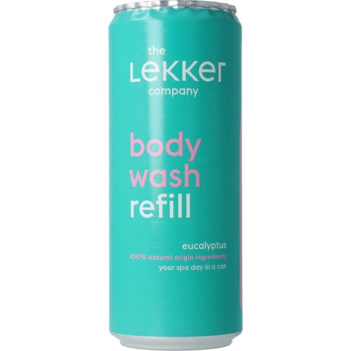 Lekker Company body wash refill eucalyptus 330ml
