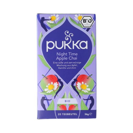 Pukka night time apple chai tea 20zk