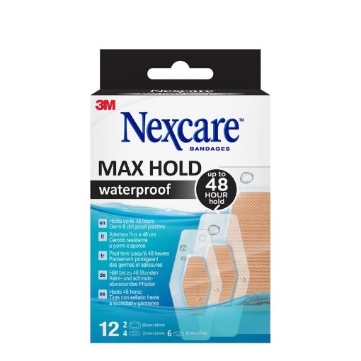 Nexcare maxhold pleisters 3 maten ass 12st