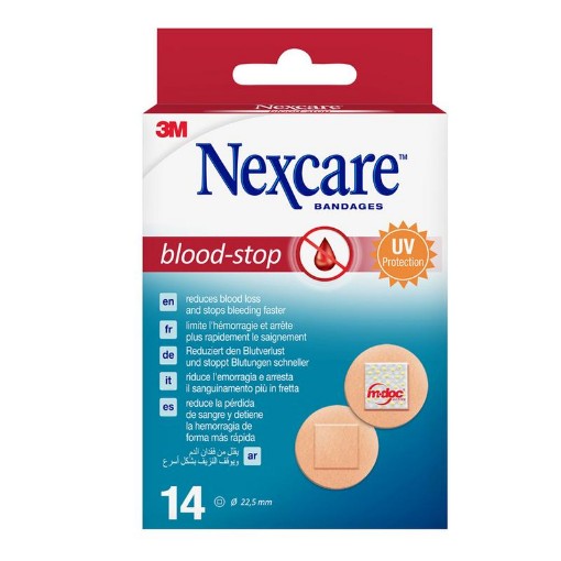 Nexcare blood stop pleisters spots 14st