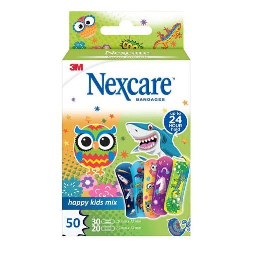 Nexcare happy kids mix pleisters 50st