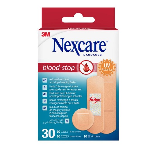 Nexcare blood stop pleisters 3 mt ass 30st