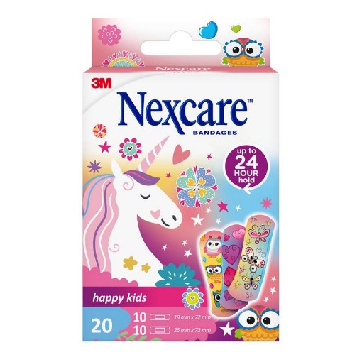 Nexcare Aqua clear waterproof 360° pleisters 20stu