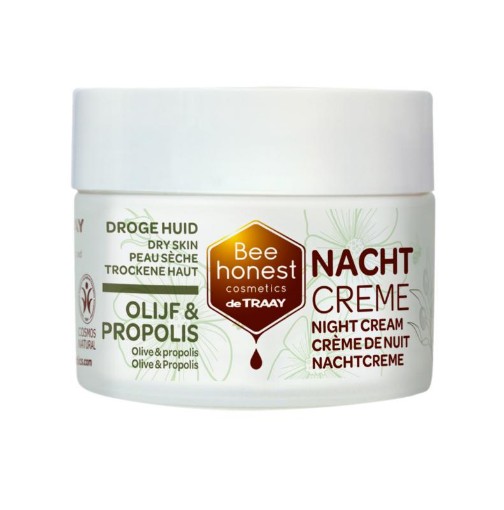 Traay Bee Honest Nachtcreme olijf propolis 50ml
