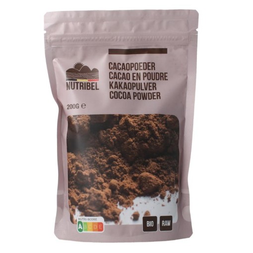 Nutribel Cacao poeder raw bio 200g