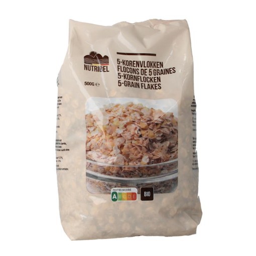 Nutribel 5-korenvlokken bio 500g