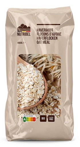 Nutribel Havermout glutenvrij bio 450g